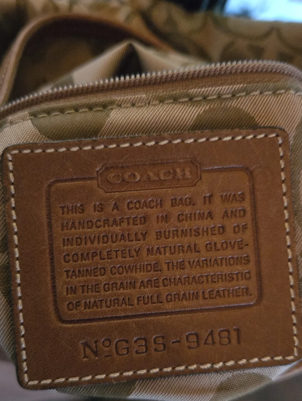 Coach vintage leather